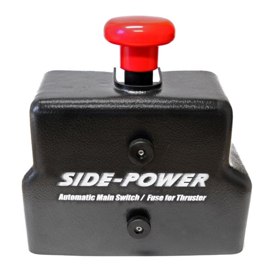 SLEIPNER MOTOR AS Side-Power Automatic Main Switch Installation Manual