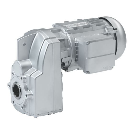 Lenze IE2 g500-S Mounting And Switch On Instruction