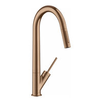 Hans Grohe AXOR Starck HighArc 12806 1 Series Installation/User Instructions/Warranty