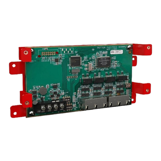 Potter NCE-1000 Network Manual