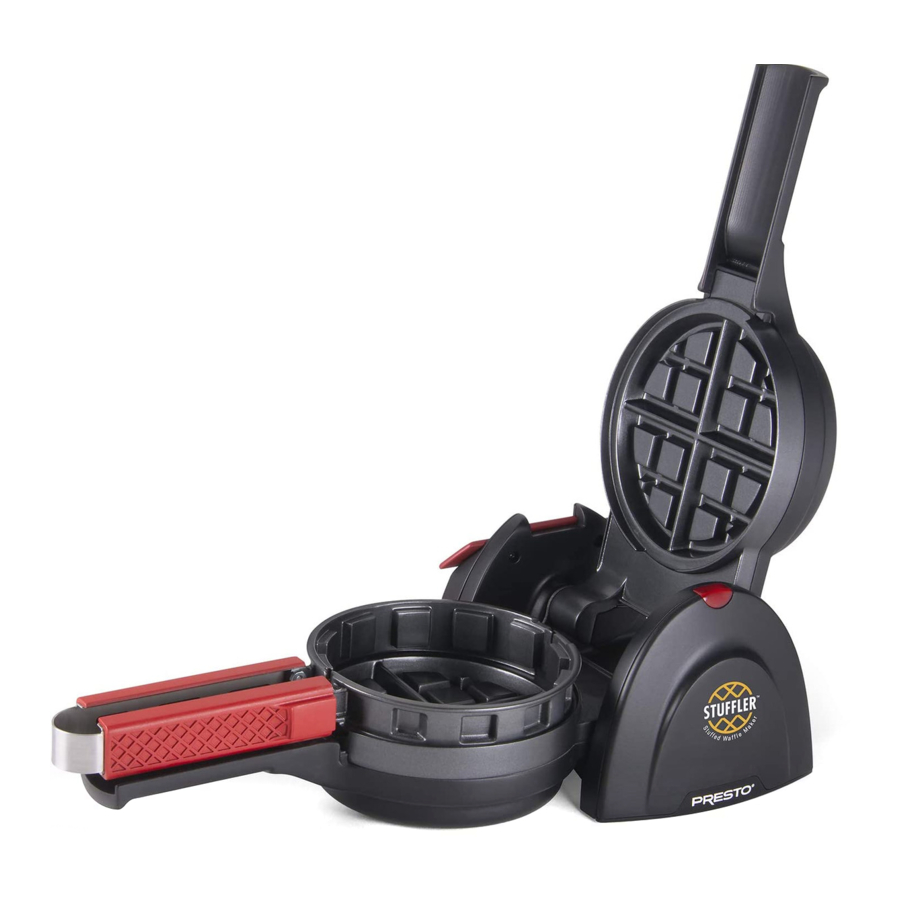 Presto Stuffler 03512 - Waffle Maker Manual