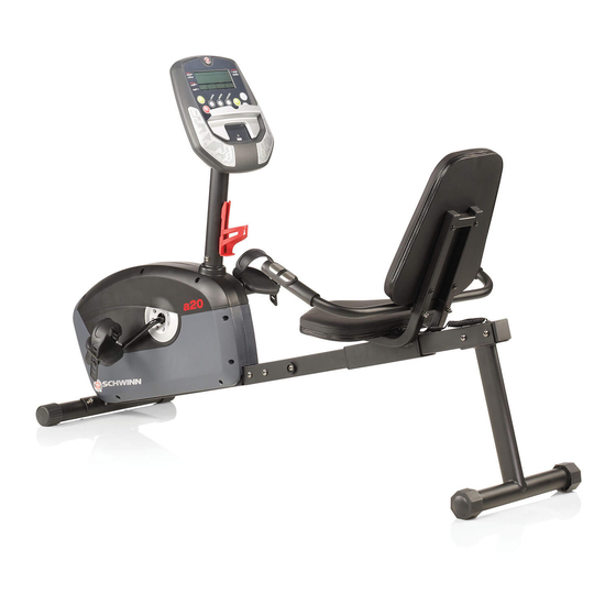 Schwinn 570r recumbent online bike problems