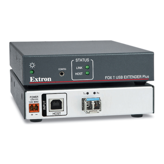 Extron electronics FOX T USB User Manual