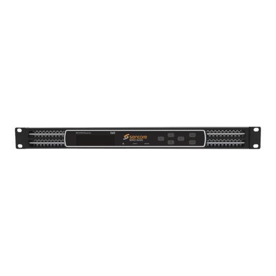 Sencore MRD 6000 User Manual