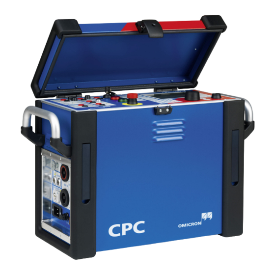 Omicron CPC 100 Getting Started