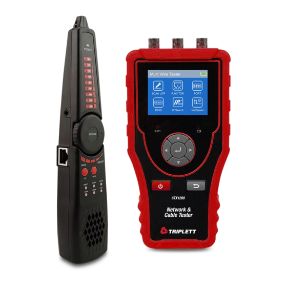 Triplett CTX1200 User Manual