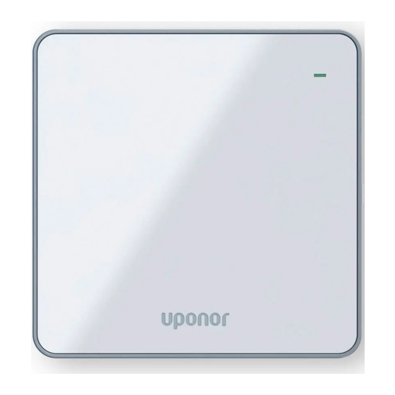 Uponor Smatrix Pulse Installation And Operation Manual