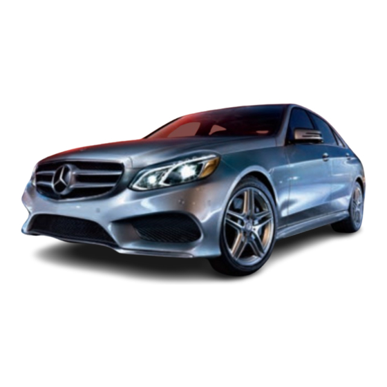 Mercedes-Benz E-Class Sedan Operator's Manual