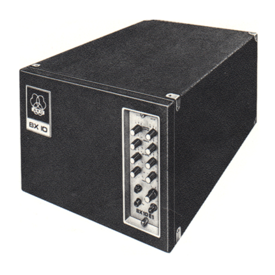 AKG BX 10 Service Manual