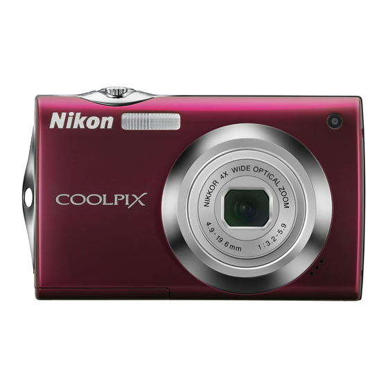 Nikon COOLPIX S4000 Manuals