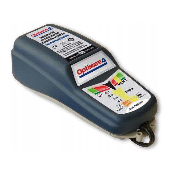 TecMate Optimate 4 Instructions For Use Manual