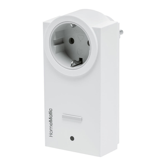 HomeMatic HM-LC-Sw1-Pl-DN-R1 Operating Manual