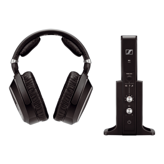 Sennheiser RS 195 Quick Manual