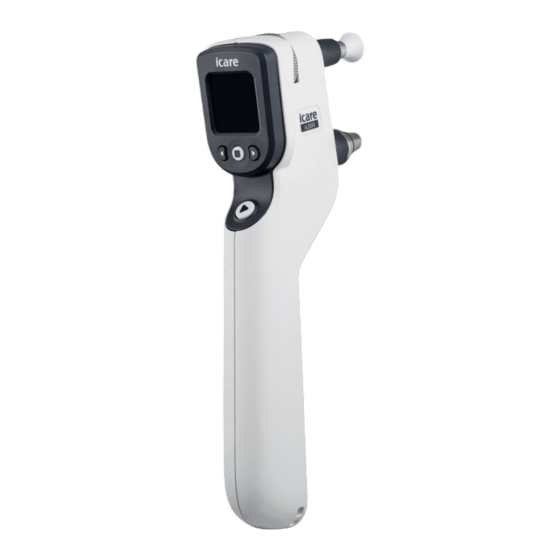 Icare ic200 Quick Manual