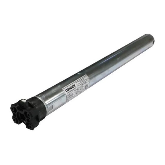 GEIGER SOLIDline Original Assembly And Operating Instructions