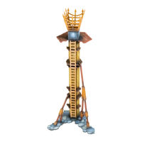 Tabletop Scenics Fantasy Bowl Stadium Light Towers Construction Manual