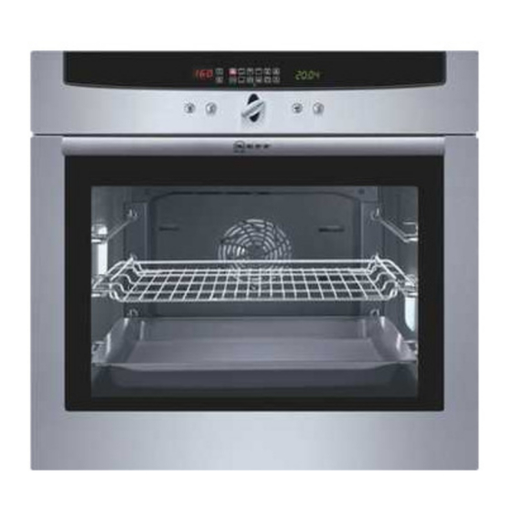 NEFF B1564N0GB Built-in oven Manuals