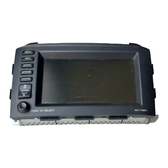 Honda 2008 Pilot Navigation Manual