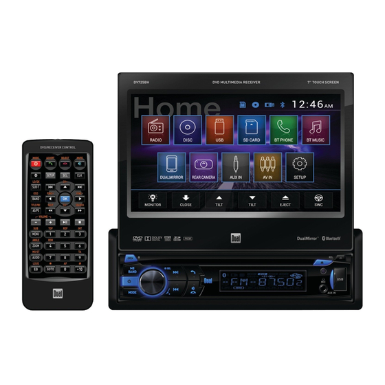 Dual DV725BH Installation & Owner's Manual