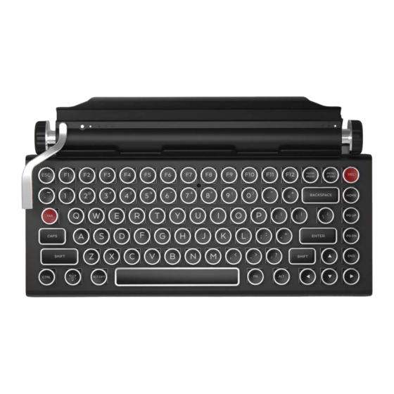 Qwerky Toys Qwerkywriter Quick Start Manual