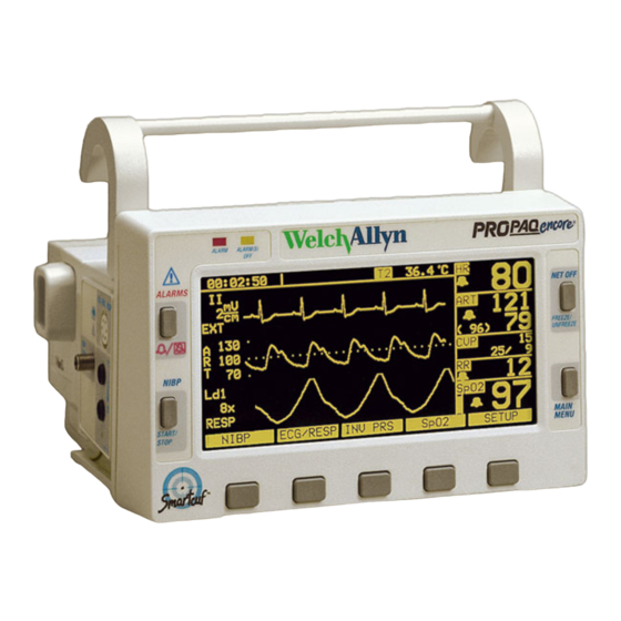 Welch Allyn Propaq Directions For Use Manual