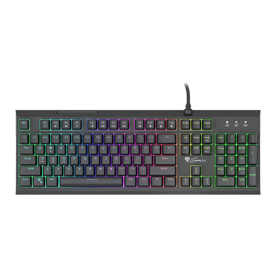 Genesis Thor 200 RGB Quick Installation Manual