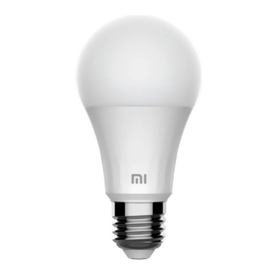Xiaomi Mi Smart LED Bulb User Manual