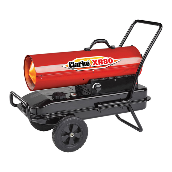Clarke XR80 Industrial Space Heater Manuals