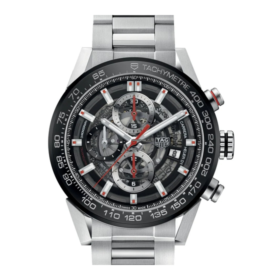 TAG Heuer HEUER 01 Instructions And Guarantee Card