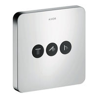 Axor ShowerSelect Square 36717 7 Series Instructions For Use/Assembly Instructions