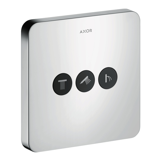 Axor ShowerSelect Square 36717 7 Series Instructions For Use/Assembly Instructions