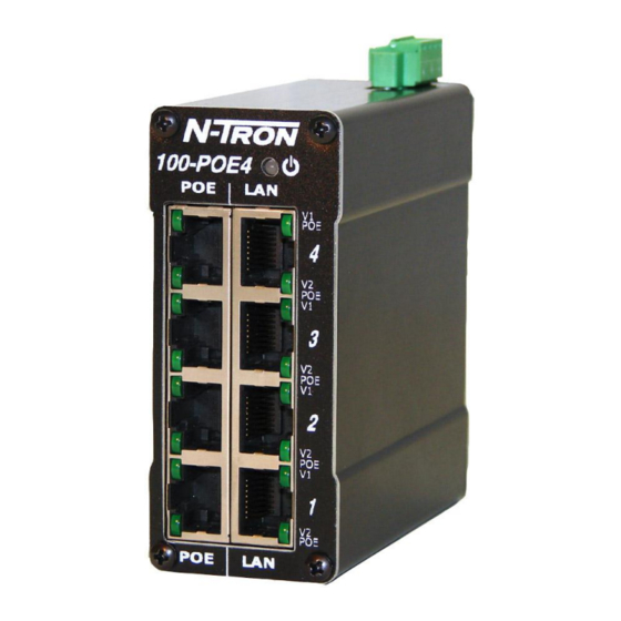 N-Tron 100-POE4 User Manual & Installation Manual
