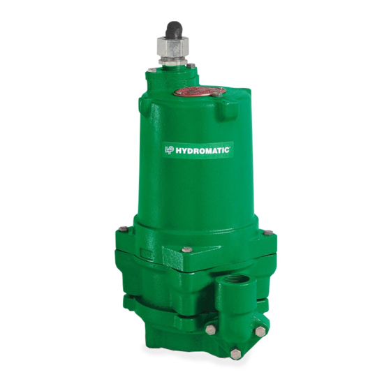 Hydromatic HPGLX200 Installation And Service Manual