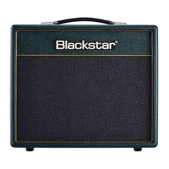 Blackstar Studio 10 KT88 Owner's Manual