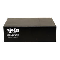 Tripp Lite VGA/SVGA Video Splitter B114-002-R Owner's Manual