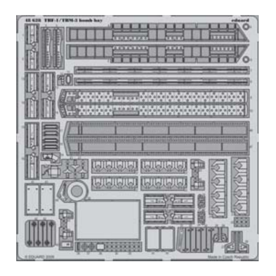 Eduard TBF-1/TBM-3 bomb bay Quick Start Manual