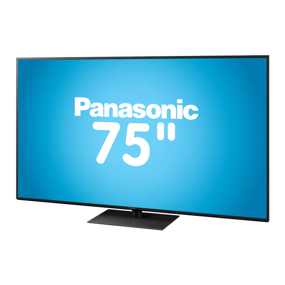 Panasonic TH-75HX900Z Manuals