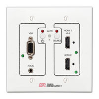 Hall Research Technologies UHBX-SW3 Quick Start Manual