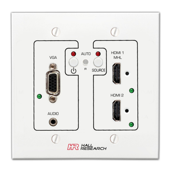 Hall Research Technologies UHBX-SW3 Quick Start Manual