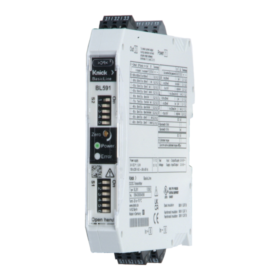 Knick BL590 User Manual