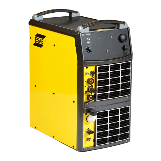 ESAB Aristo Mig 5000i 400 V Instruction Manual