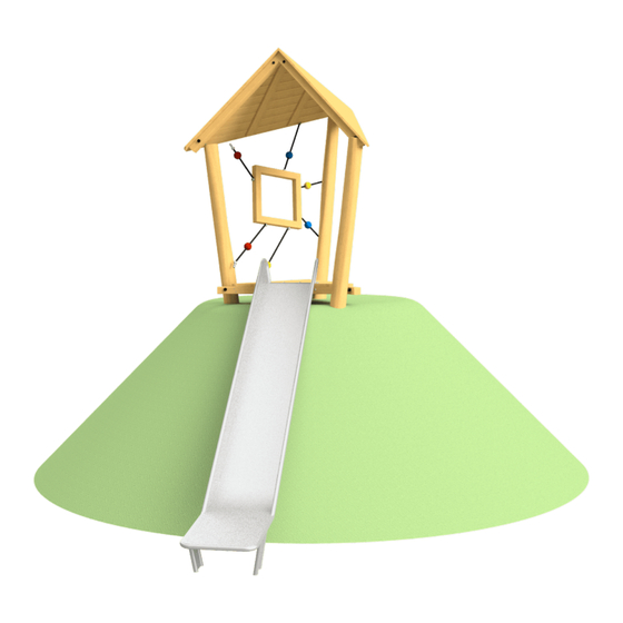 BOERPLAY Playhouse with hill slide H1.95 Manual