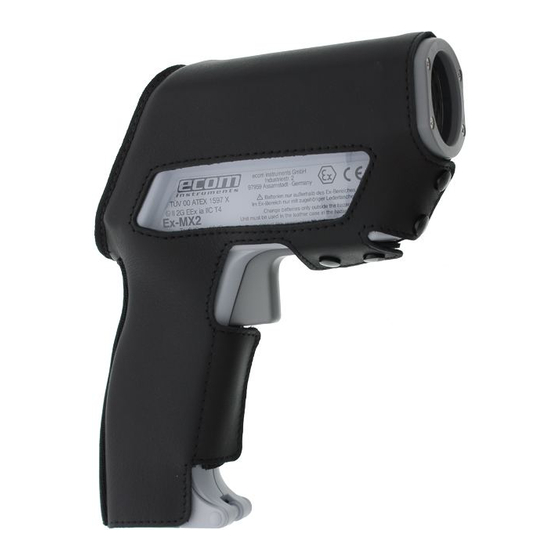 Ecom Ex-MX2 Safety Instructions