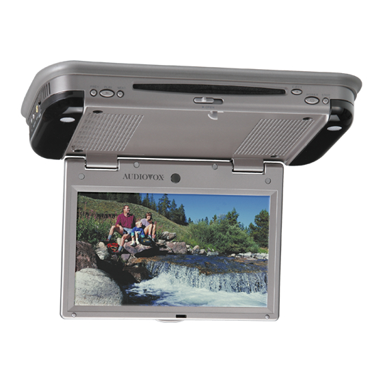 AUDIOVOX VOD80 CAR VIDEO SYSTEM OWNERS & INSTALLATION MANUAL ManualsLib