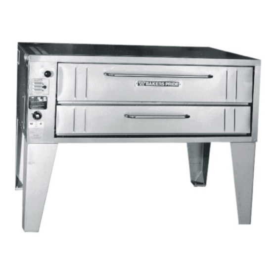 BAKERS PRIDE 201 OVEN PARTS LIST ManualsLib