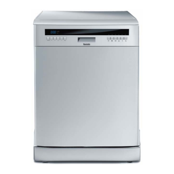 BAUMATIC BDF671 DISHWASHER INSTRUCTION MANUAL ManualsLib