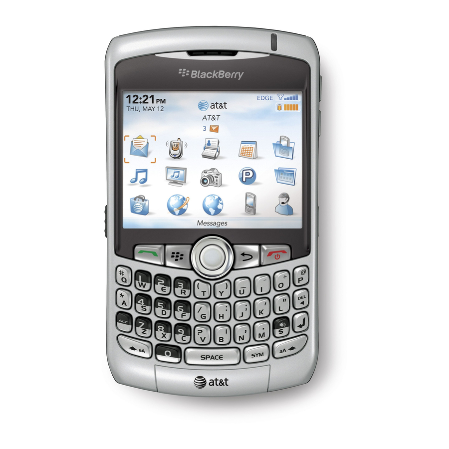 BLACKBERRY CURVE 8320 CELL PHONE TIPS | ManualsLib