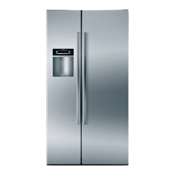 BOSCH LINEA B22CS30SNS REFRIGERATOR SPEC SHEET ManualsLib