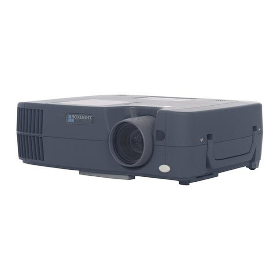BOXLIGHT MP63E PROJECTOR USER MANUAL ManualsLib
