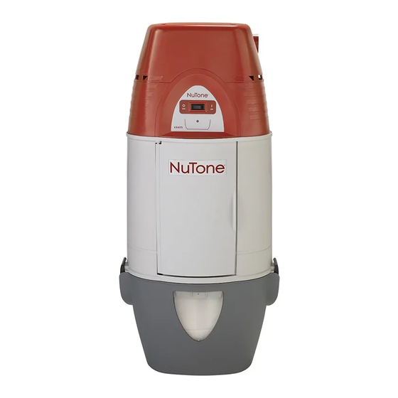 NUTONE VX1000C VACUUM CLEANER INSTALLATION INSTRUCTIONS MANUAL ManualsLib